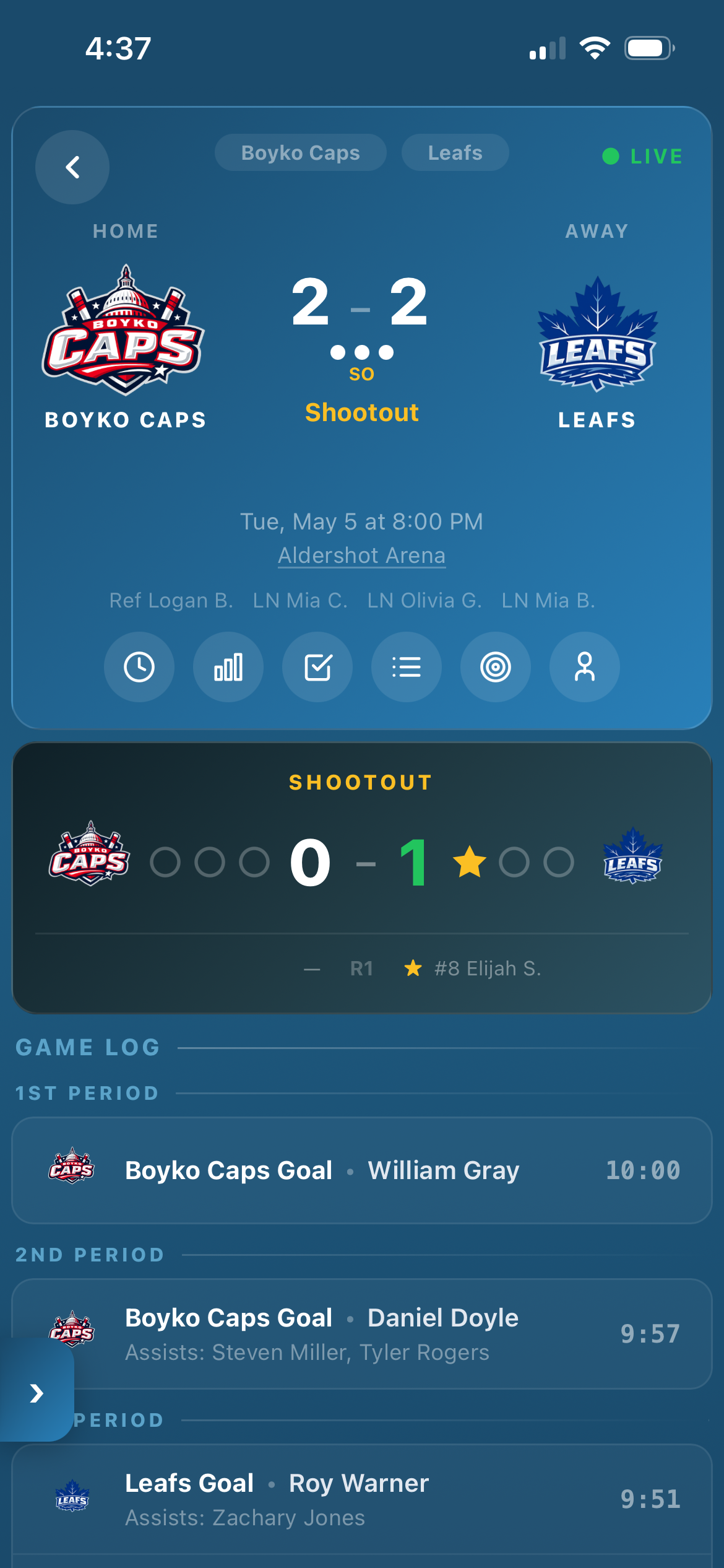 Live Scoring Updates